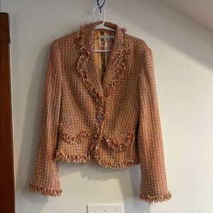 Chic Tweed Jacket - Multicolor